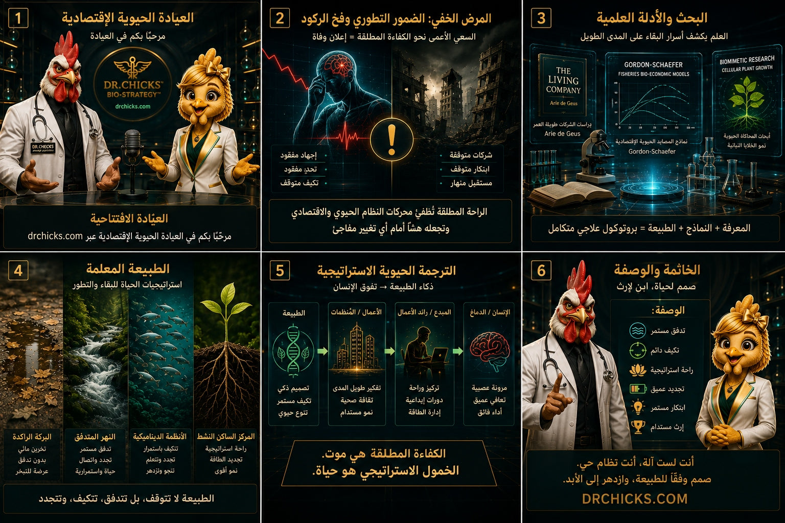 DR.CHICKS Bioeconomic Clinic video lesson cover - Arabic