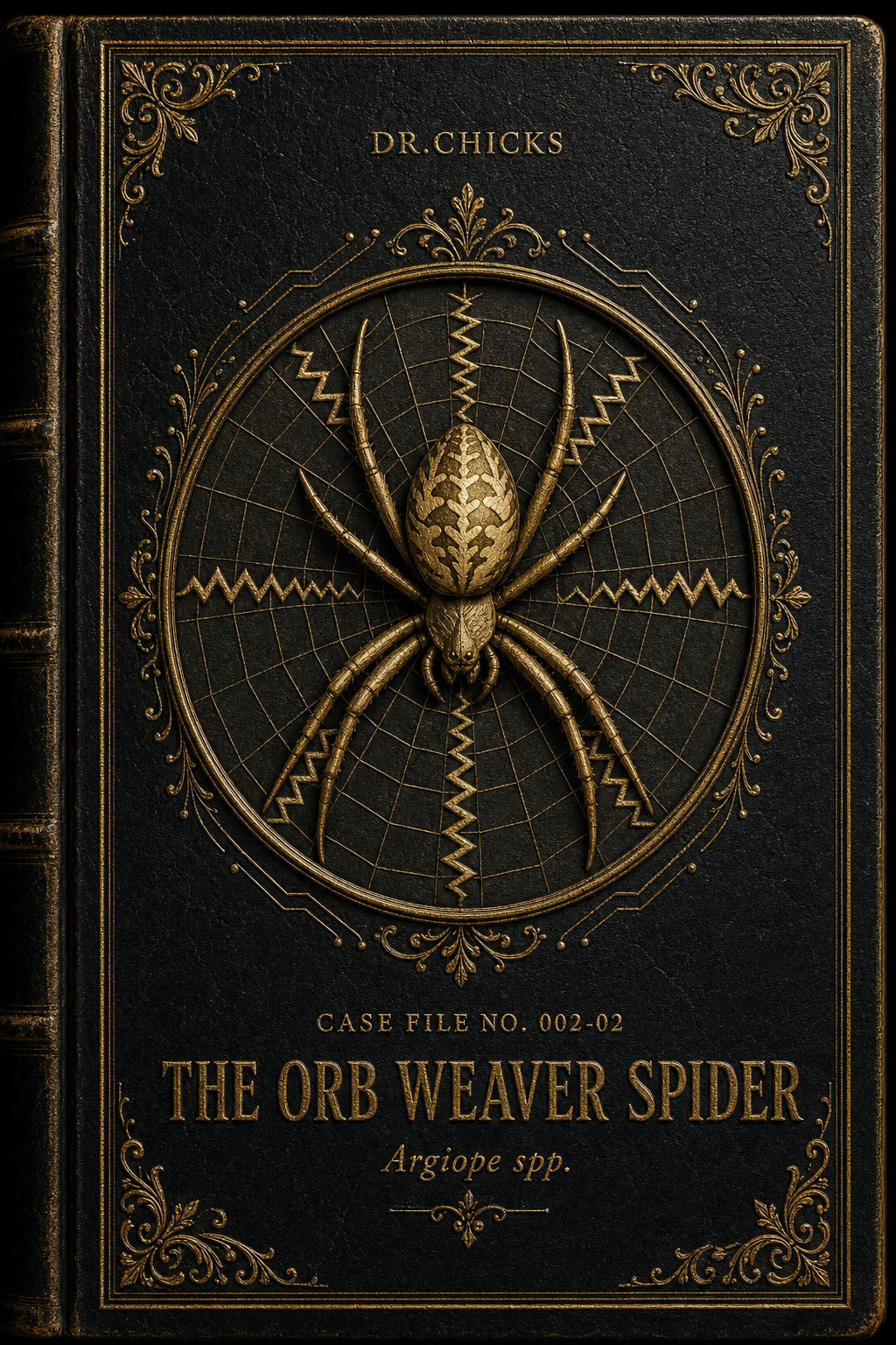 DR.CHICKS Case File 02-002 - The Orb Weaver Spider clinical intervention protocol cover
