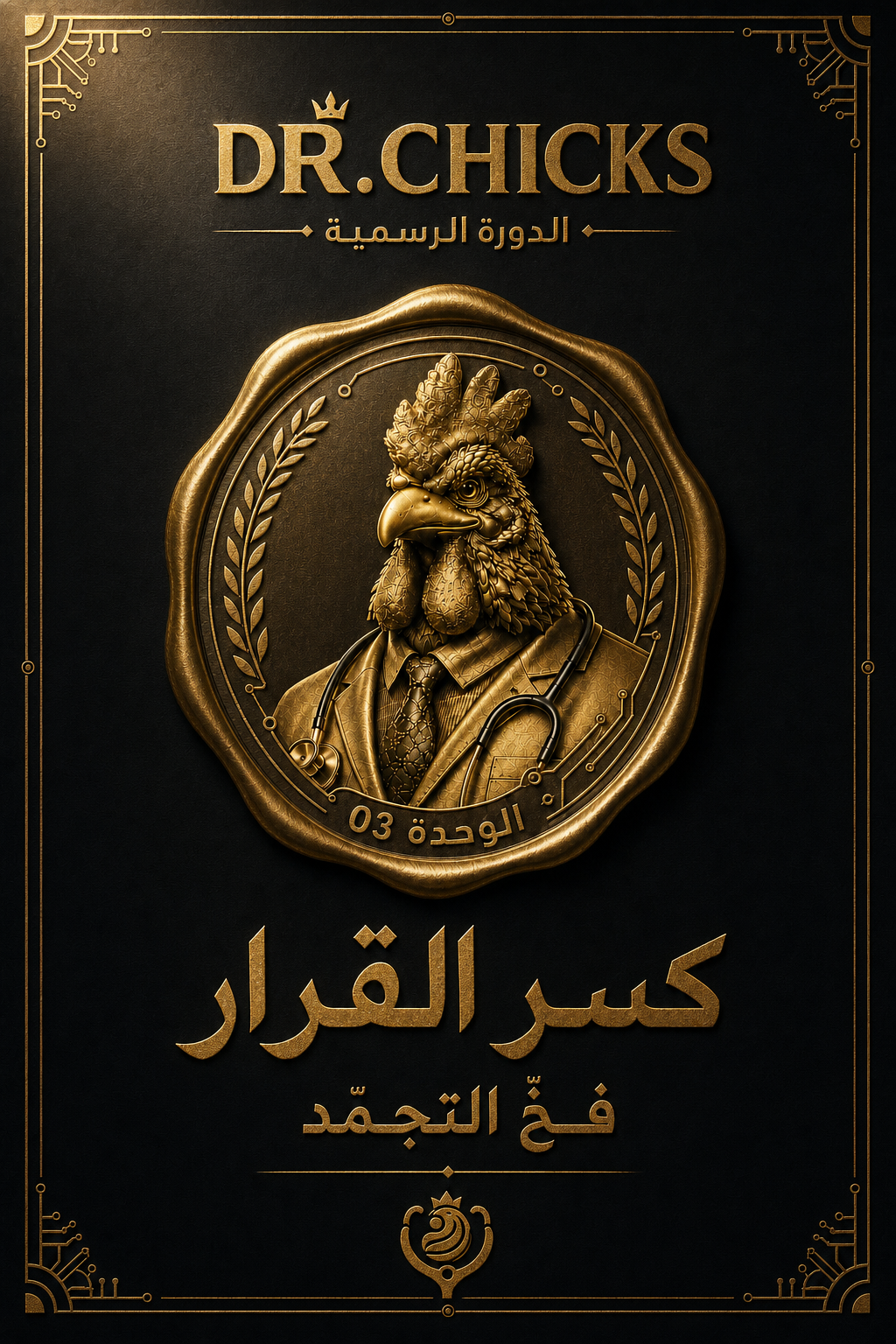 DR.CHICKS Chapter 3 Arabic course module cover