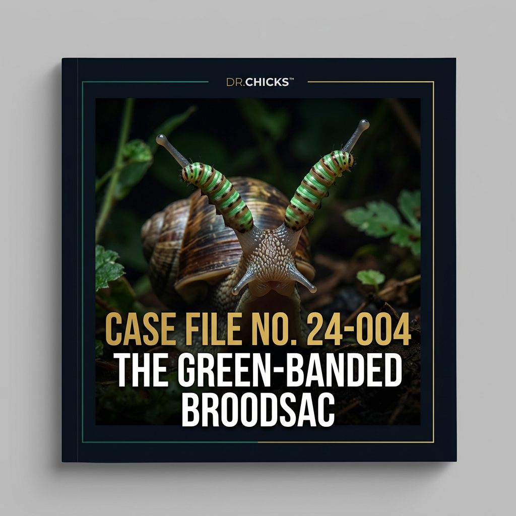 DR.CHICKS Case File 24-004 - The Green-Banded Broodsac cover
